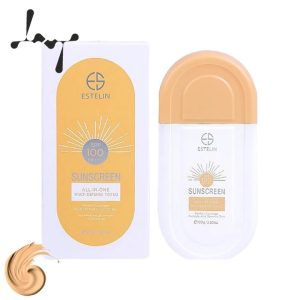 کرم ضد آفتاب رنگی دارای SPF 100 مناسب انواع پوست حجم 100 میلی لیتر