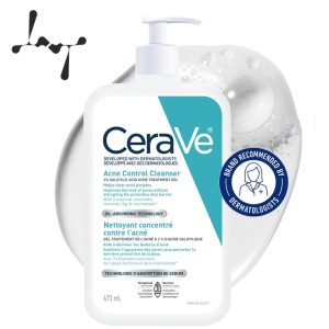 ژل شستشوی ضد جوش CeraVe Acne Control Cleanser 2% Salicylic Acid | کنترل جوش و پاکسازی منافذ