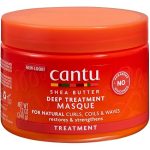 ماسک درمانی عمیق مو cantu حاوی شی باتر مناسب موهای فر وزن 340 گرم